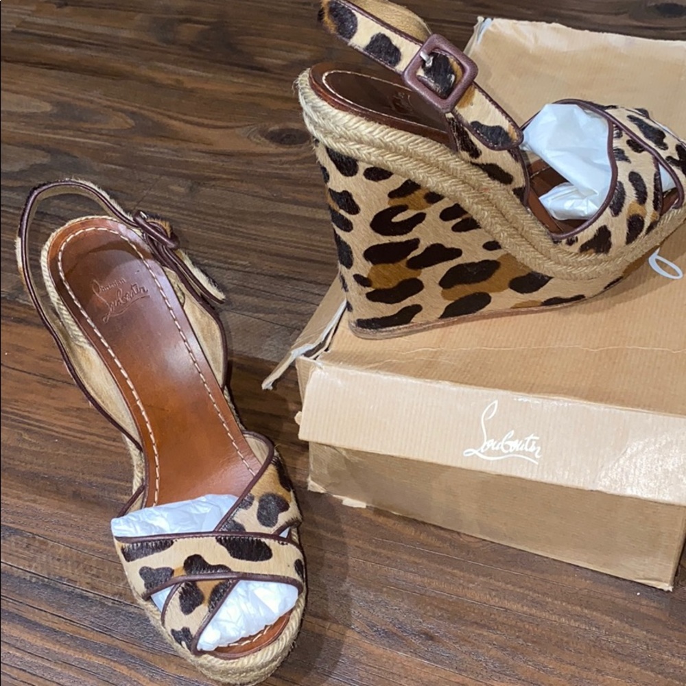 Christian Louboutin Tigresse 120 Pony Kamari sz 37